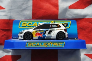 ScaleXtric C3525  Volkswagen Polo R WRC No.8 Ogier Ingrassia Rally Sweden 2